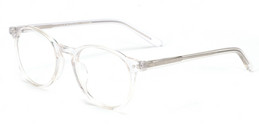 Men Urban Eyeglasses: Dawson - Crystal - SpecSMART Eye Clinic (Diagonal View)